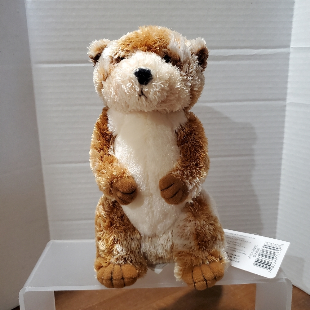 Douglas Cuddle Toys Minnie Meerkat #3770 Weasel Desert Animal 9"  Realistic
